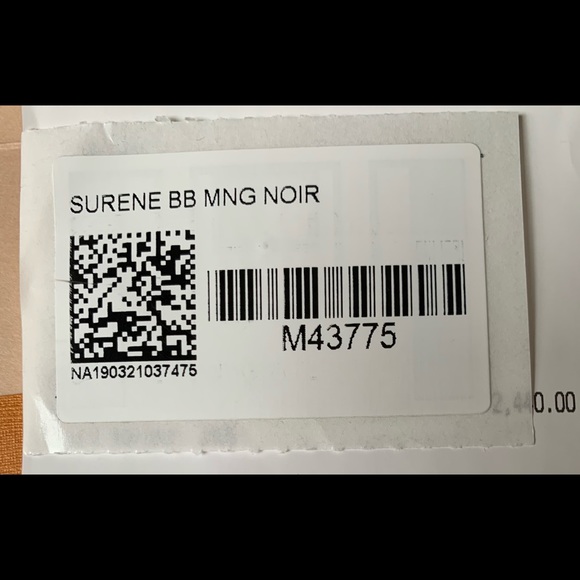 Authentic Louis Vuitton Surene BB Noir M43775 - Picture 11 of 11